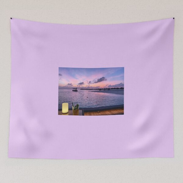 Item preview, Beautiful Maldives Purple Ocean Sunset  designed and sold by newburyboutique.