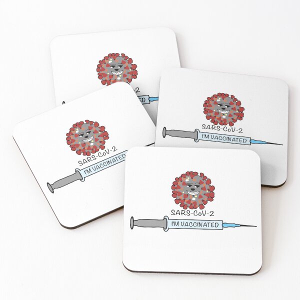 Item preview, I'm Vaccinated: SARS-CoV-2 designed and sold by The Curious Med Student.