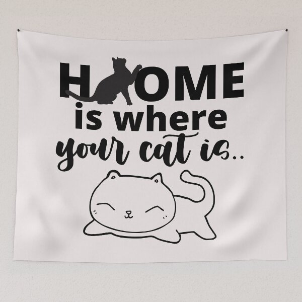 Item preview, Home is where your cat is designed and sold by dogcuddleralert.