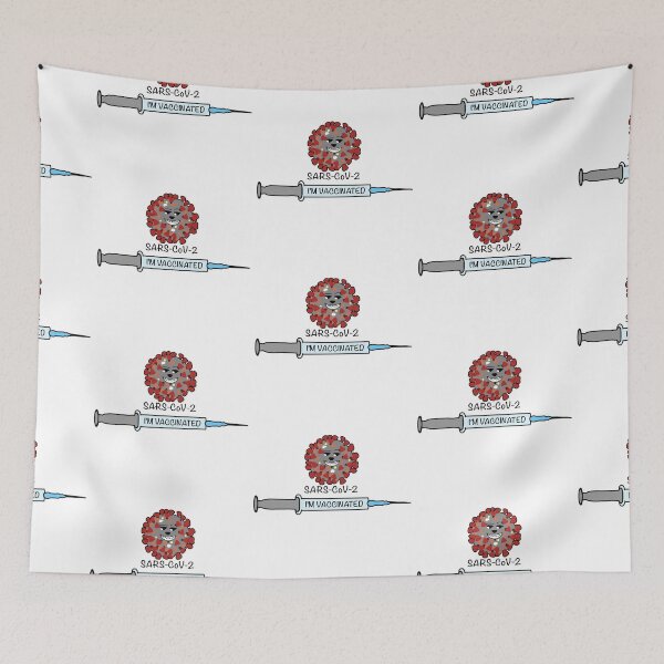 Item preview, I'm Vaccinated: SARS-CoV-2 designed and sold by The Curious Med Student.