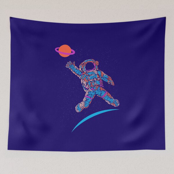 Item preview, Astronaut space jam designed and sold by IcalsaidArt.