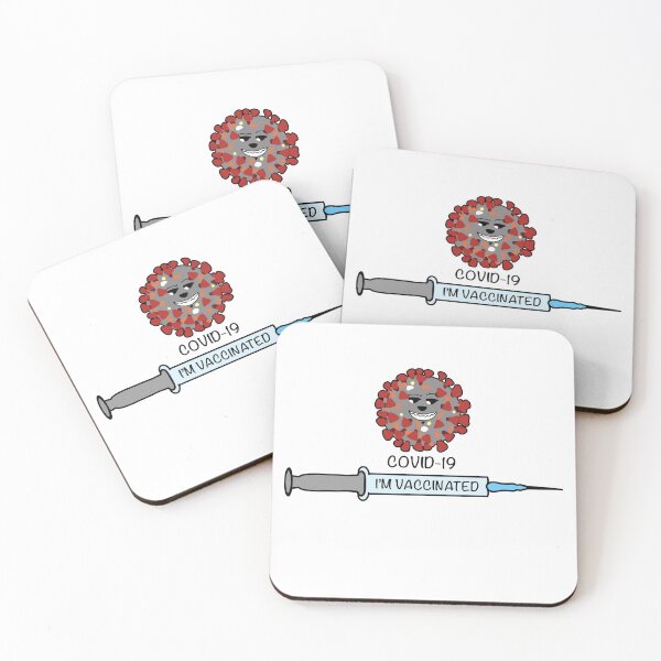 Item preview, I'm Vaccinated: SARS-CoV-2 designed and sold by The Curious Med Student.