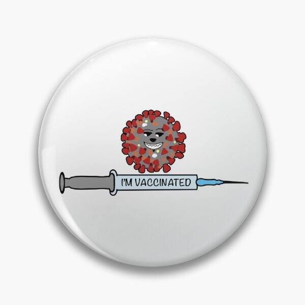 Item preview, I'm Vaccinated: SARS-CoV-2 designed and sold by The Curious Med Student.