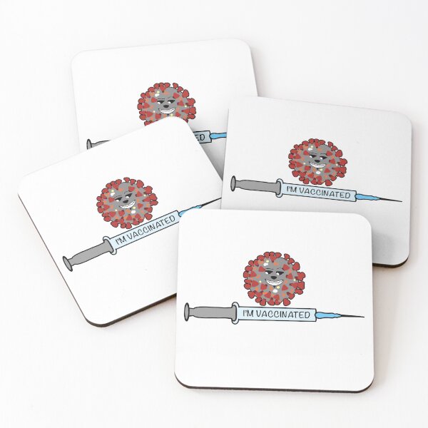 Item preview, I'm Vaccinated: SARS-CoV-2 designed and sold by The Curious Med Student.