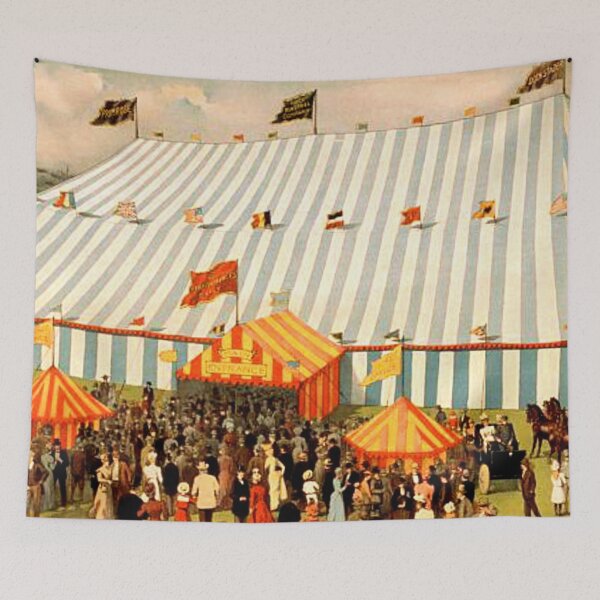 Item preview, Big Top Circus Fan designed and sold by teepossible.