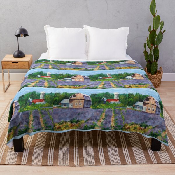 Item preview, Le Lavandou - farm in a lavender field  designed and sold by Michaëlle  Liefooghe.