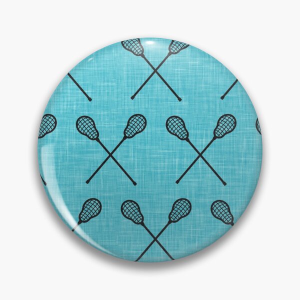 Item preview, lacrosse crossed sticks - blue designed and sold by littlearrow.