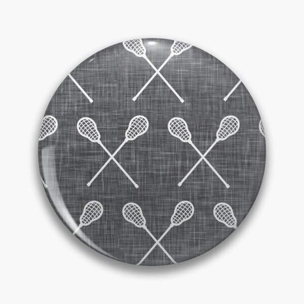 Item preview, lacrosse crossed sticks - grey designed and sold by littlearrow.
