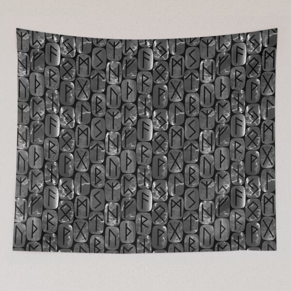 Item preview,  Elder Futhark Rune Stones on Black designed and sold by Paisley Yazel.