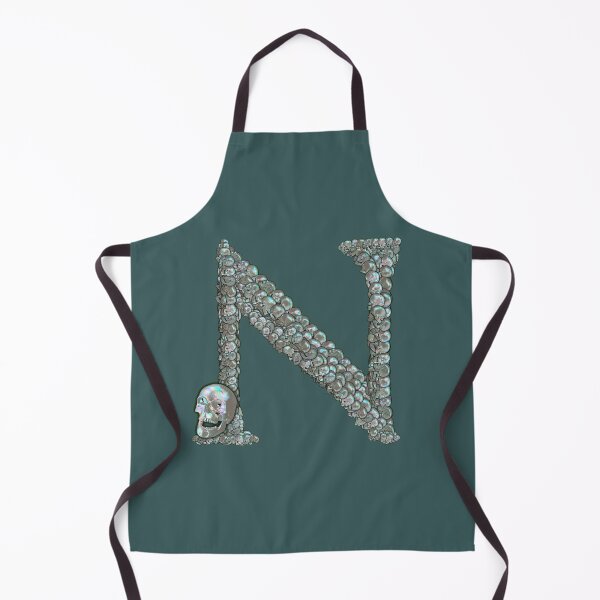 Item preview, Skull Alphabet N designed and sold by dinaaaaaah.