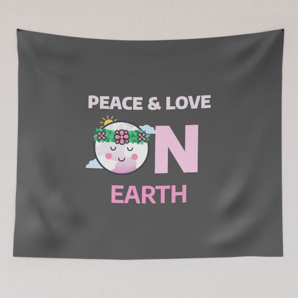 Item preview, Peace & Love on Earth designed and sold by TwistedEarth.