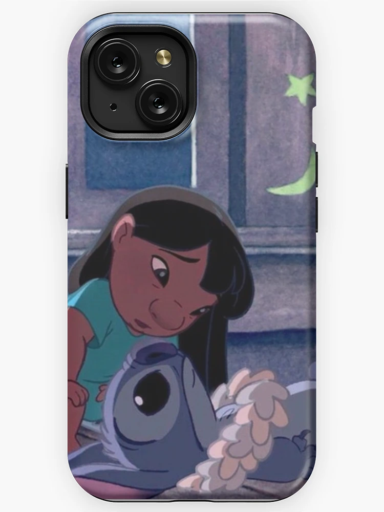 Funda para iPhone SE 2022 Oficial de Disney Angel & Stitch Beso