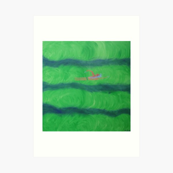 The Green Pool 1 Art Print