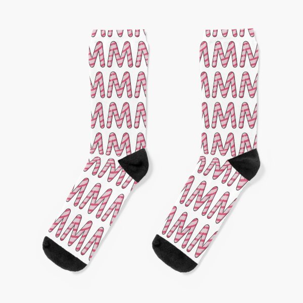 Iron on letter M Socks