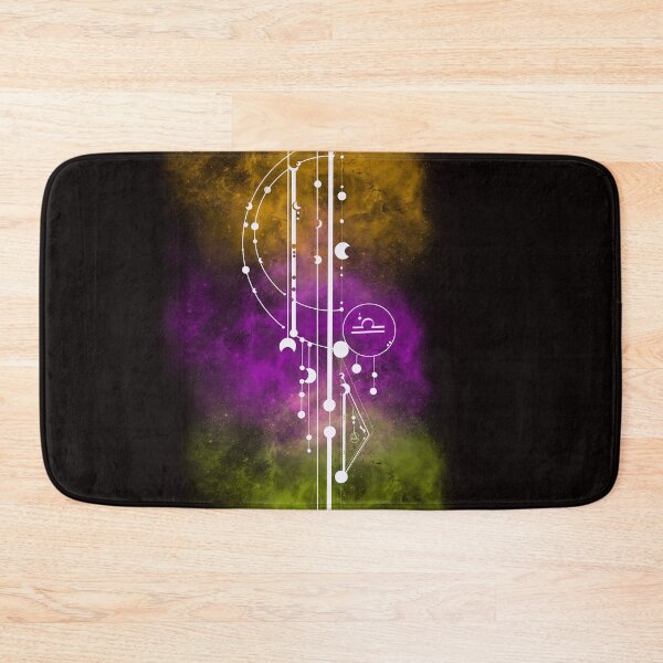 Item preview,  Colorful Libra  zodiac sign, zodiac sign space tattoo minimalism geometry designed and sold by Darikdark.