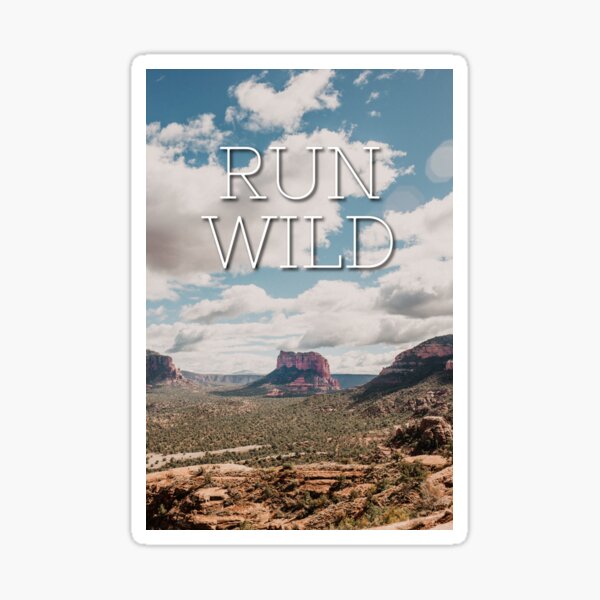Run Wild | Sedona Sticker