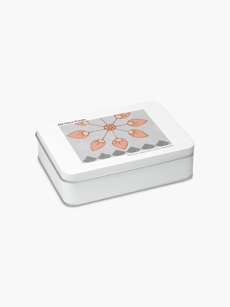 Alternate view of Pastel Coral Bloom Jigsaw Puzzle