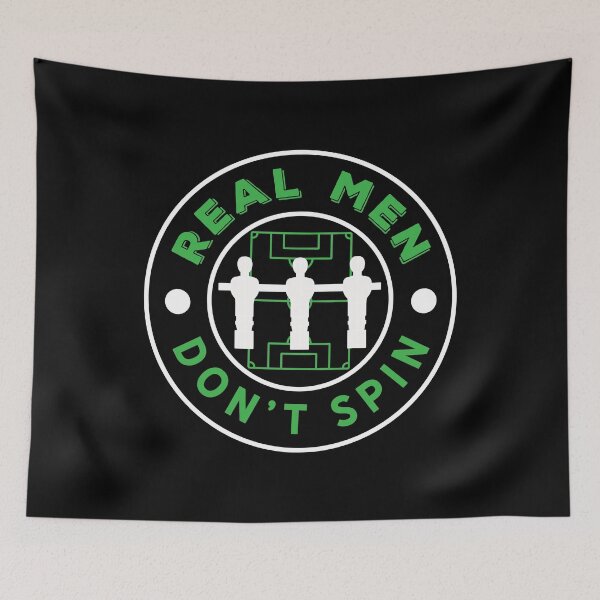 Item preview, Foosball Real Men Don't Spin designed and sold by CustUmmMerch.