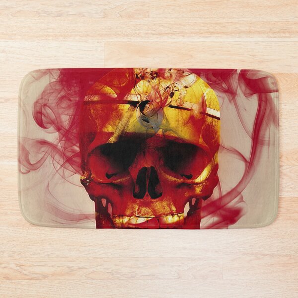 Item preview, Red Smoke Skull designed and sold by MetallicRoyale.