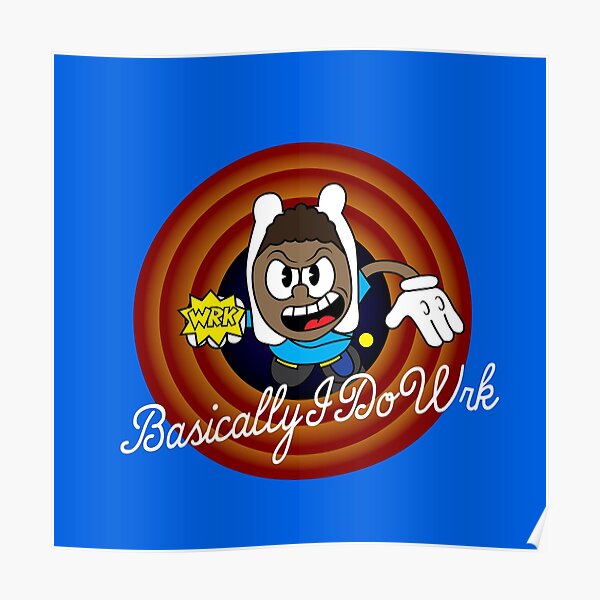 BasicallyIDoWrk 1930's Cartoon Character Poster