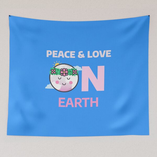 Item preview, Peace & Love on Earth designed and sold by TwistedEarth.
