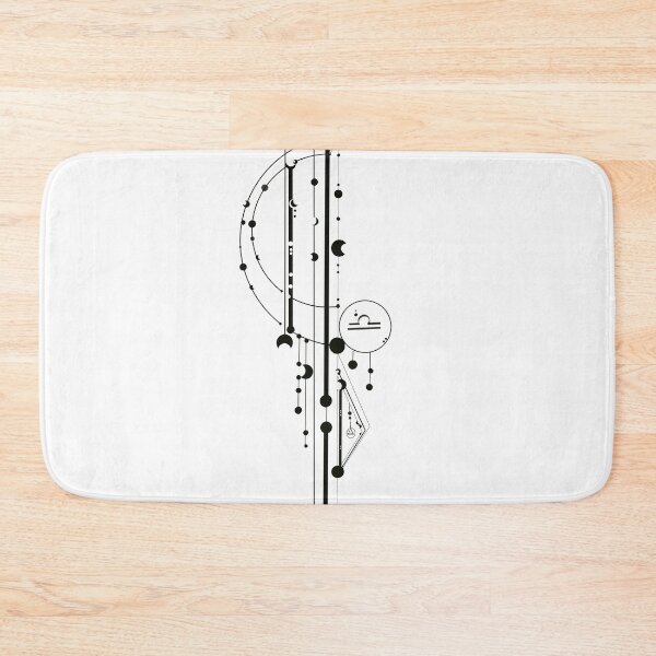 Item preview,  Libra  zodiac sign, zodiac sign space tattoo minimalism geometry designed and sold by Darikdark.