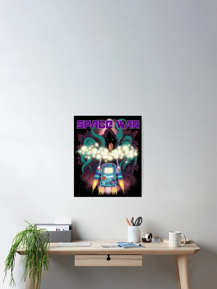 Thumbnail 2 of 3, Poster, Spacewar Retrogaming designed and sold by Nillo.