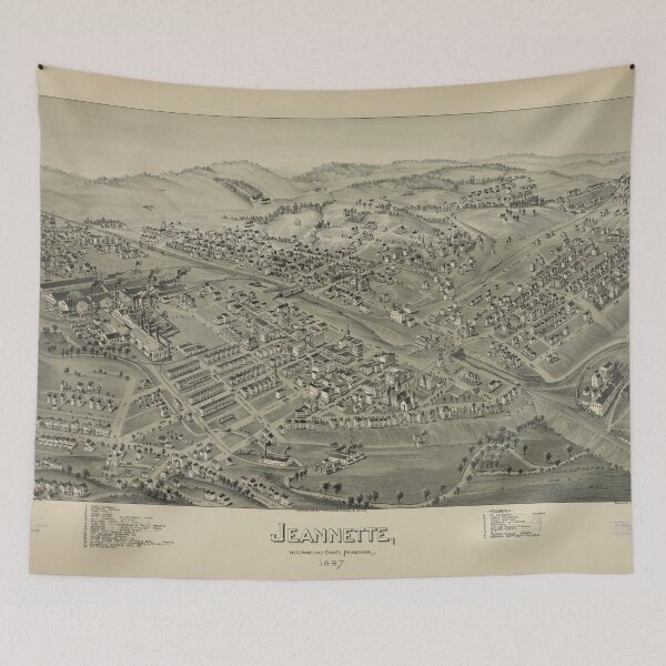 Item preview, Jeannette, Pennsylvania (1897) designed and sold by allhistory.