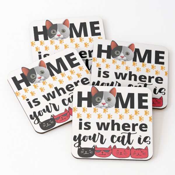 Item preview, Home is where your cat is designed and sold by dogcuddleralert.