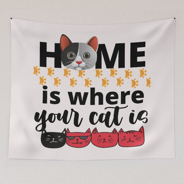 Item preview, Home is where your cat is designed and sold by dogcuddleralert.
