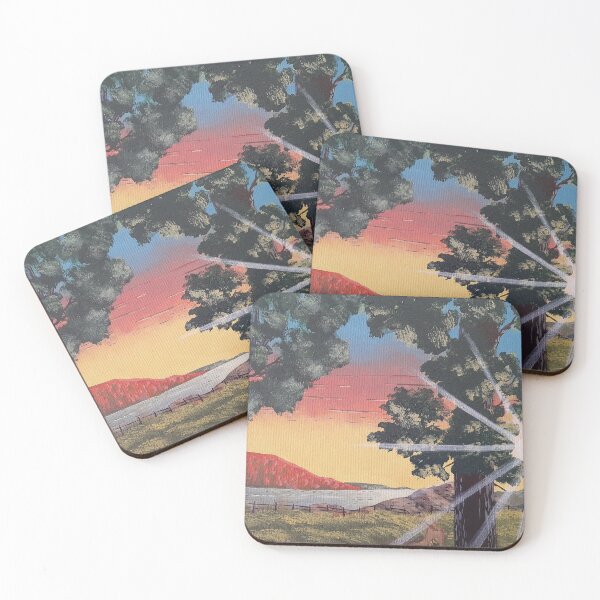 Item preview, Sunset between the trees designed and sold by theartlady2021.