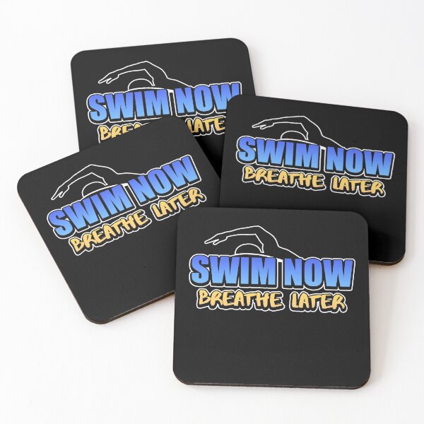 Item preview, Swim Now Breathe Later Swimmer Swimming Sport designed and sold by Mesyo.