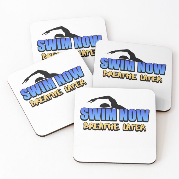 Item preview, Swim Now Breathe Later Swimmer Swimming Sport designed and sold by Mesyo.