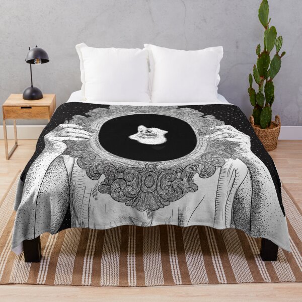 Item preview, Drawn Self Image, Vintage Mirror Illustration designed and sold by CheHojas.