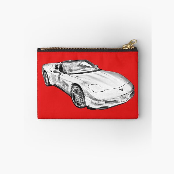 Item preview,  C5 Corvette convertible Muscle Car Illustration designed and sold by KWJphotoart.