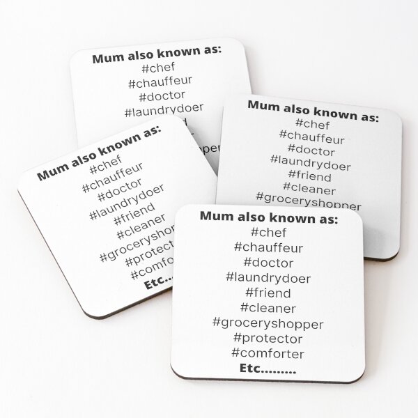 Item preview, Mum hashtags  designed and sold by Lisaarts.
