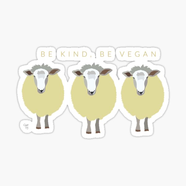 Be Kind to Sheep Sticker