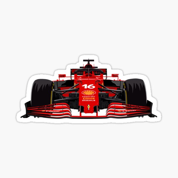 SF21 - Ferrari 2021 Car Sticker for Sale by Shafiya Ariff