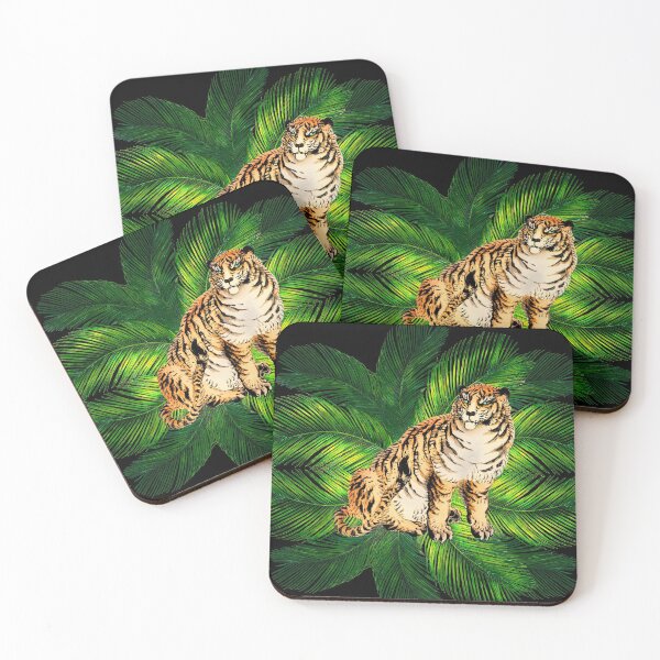 Item preview, Tiger Tropical Palm Leaves designed and sold by cannevas.