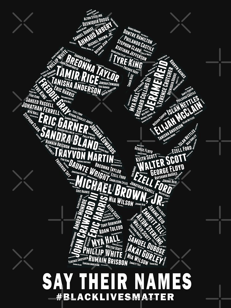 Black Lives Matter: Say Their Names by shaggylocks