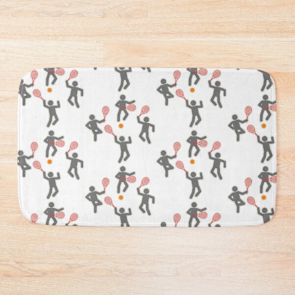 Item preview, Friends playing tennis - funny pattern designed and sold by Xdelacra.