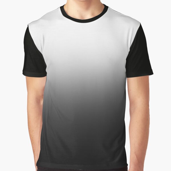 Black to white fade Graphic T-Shirt for Sale by Holly-Pops