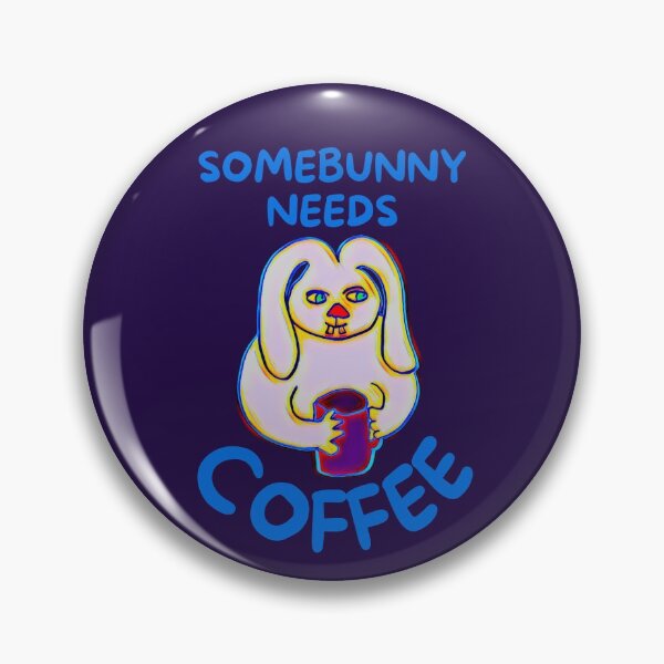 Item preview, Somebunny Needs Coffee designed and sold by DesignsofNote.