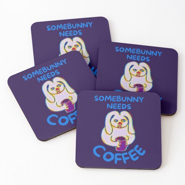 Item preview, Somebunny Needs Coffee designed and sold by DesignsofNote.
