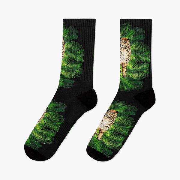 Item preview, Tiger Tropical Palm Leaves designed and sold by cannevas.