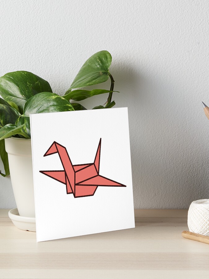Red Origami Paper Crane Magnet for Sale by SketchSisters