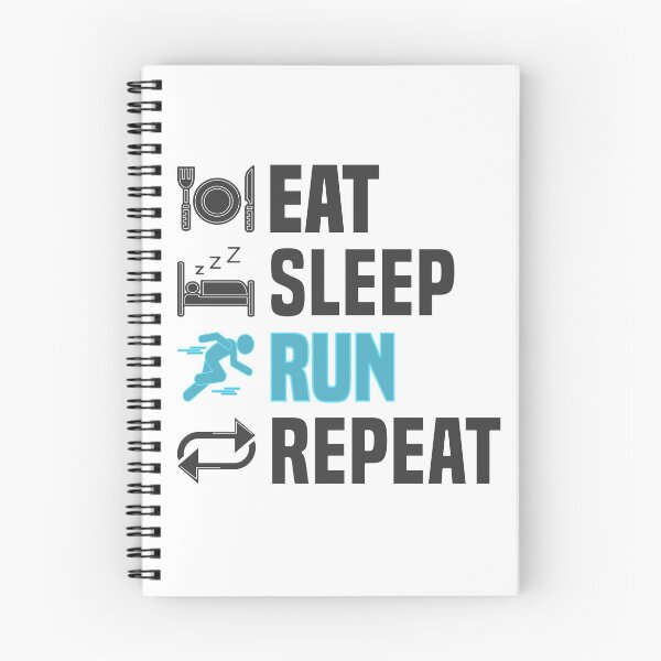 Item preview, Eat Sleep Run designed and sold by GamerGeekMedia.