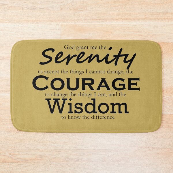 Item preview, The Serenity Prayer (Bronze) designed and sold by FourQuadrants.