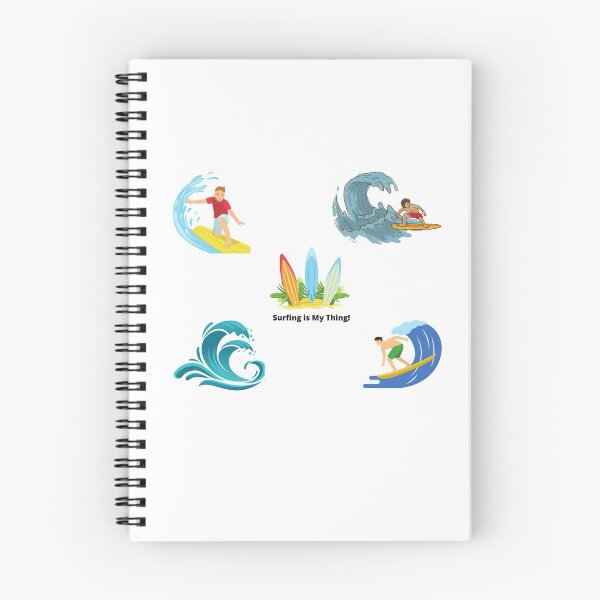 Item preview, Waves are Mine - A hot summer day at the Beach Surf Boarding and Skimboarding   designed and sold by Ilana Khoshsima.