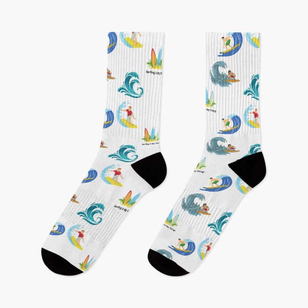 Item preview, Waves are Mine - A hot summer day at the Beach Surf Boarding and Skimboarding   designed and sold by Ilana Khoshsima.